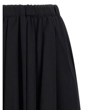 Comme des Garçons Wool Mini Skirt - Black