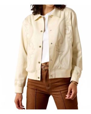 Ariat Vaquero Bomber Jacket - Natural