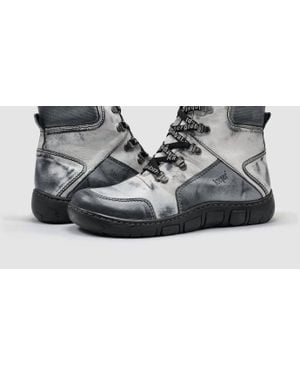 KCR Group Original Insulated Zip-Up Leather Boots - Black