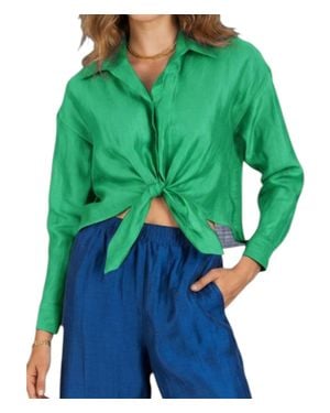 Lavender Brown Aiyana Top - Green