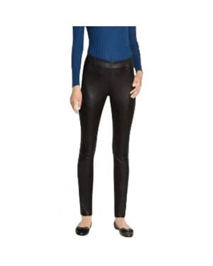 Ferragamo Nappa Leather Pants - Black