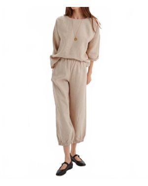 Suzie Kondi Delos Linen Pants - Natural