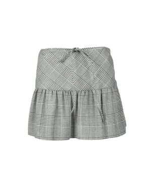 Alessandra Rich Mini Skirt - Gray