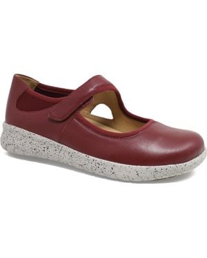 Ziera Silvani Casual Mary Jane Shoes - Red