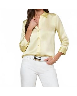 L'Agence Dani 3/4 Sleeve Blouse - Multicolor