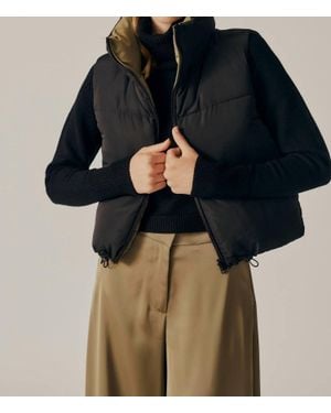 DELUC Kansas Reversible Puffer Vest - Blue