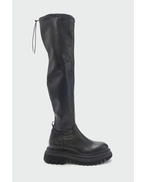 Prologue Shoes Chip Knee Over Boot - Black