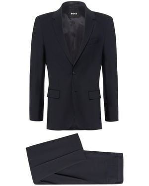 BOSS Tailored Two-Piece Suit With Notched Lapel - Blue