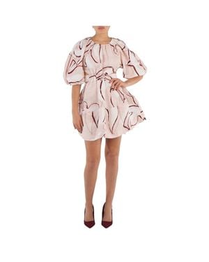 Aje. Aje Whimsical Dove Psychedelia Cut Out Mini Dress - Pink