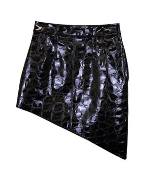 Alexander Wang Asymmetric Mini Skirt - Black