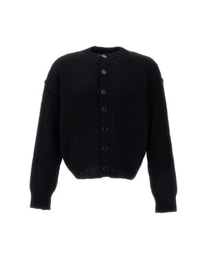 Our Legacy Pitch Slub-Twisted Wool Cardigan - Black