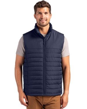 Clique Elevation Eco Full Zip Puffer Vest - Blue