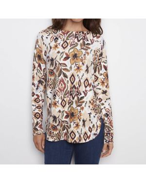 Charlie b Long Sleeve Sweater - Multicolor