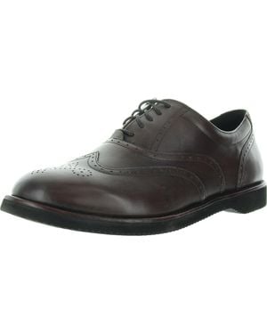 Rockport Brogue Leather Oxfords - Black