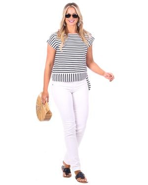 Duffield Lane Estelle Tee - White