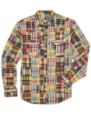 J.McLaughlin Ace High Woven Shirt - Gray
