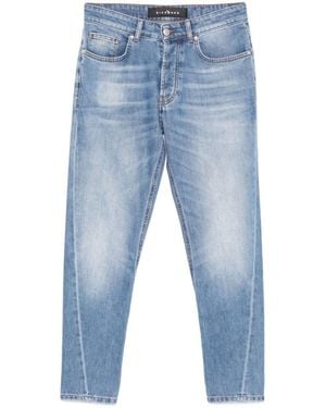 RICHMOND Light Relaxed-Fit Denim Jeans With Logo Patch - Blue