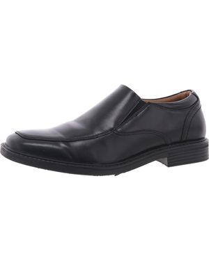 Dockers Stafford Solid Faux Leather Loafers - Black