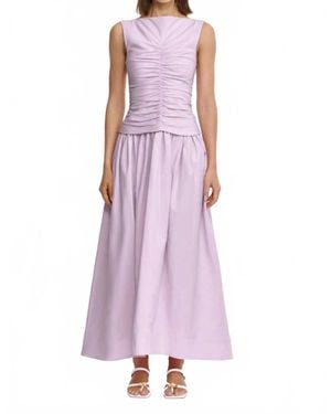Acler Thedell Maxi Dress - Purple