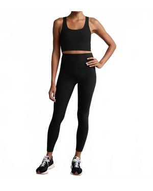 Beyond Yoga Twister Cropped Tank Top - Black
