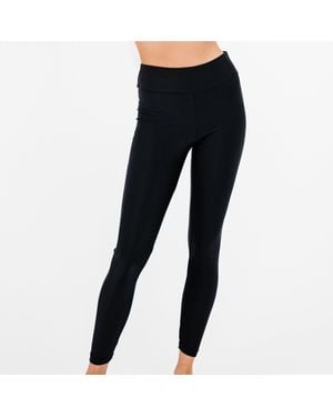 Calypsa Long Swim Leggings - Black