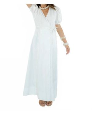 Scarlett Poppies Isphoria Maxi Dress - White