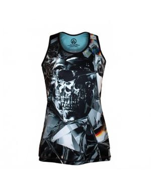 INKnBURN Run Or Diemond Singlet - Black