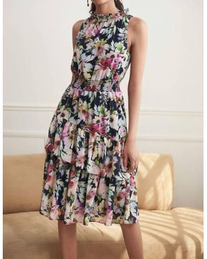 Joseph Ribkoff Floral Halter Dress - Multicolor