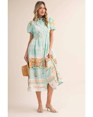 ..,merci Été D'Amour Midi Dress - Multicolor