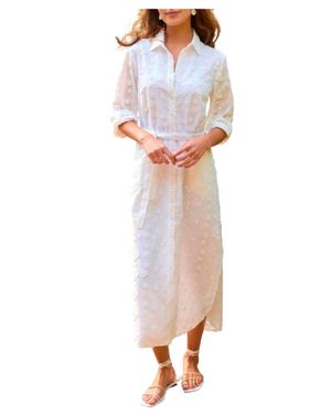 Finley Alex Shirt Dress - White