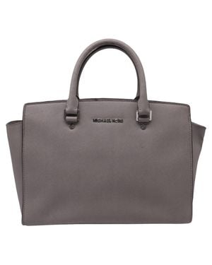 Michael Kors Michael Selma Handbag - Gray