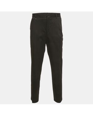 BOSS Gabardine Formal Pants - Black