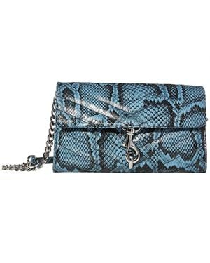 Rebecca Minkoff Edie On Chain Wallet - Blue