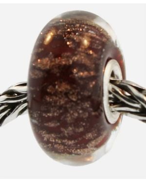 Trollbeads Desert Glass Bead Charm - Brown