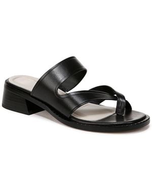Franco Sarto Saylor Leather Sandal - Black