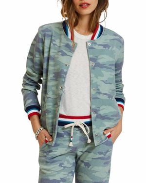 Sol Angeles Camo Bomber - Blue