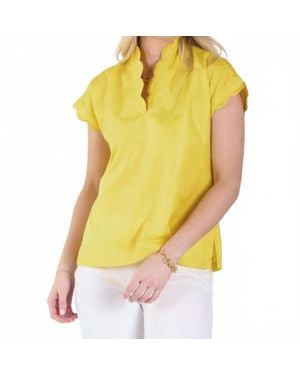 Emily Mccarthy Orchid Top - Yellow