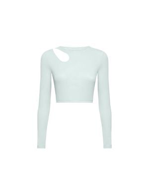 Wolford Warm Up Top Long Sleeves - Blue