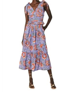 Cleobella Henrietta Ankle Skirt - Red