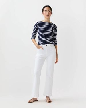 ANN MASHBURN Kendall Flare 5 Pocket Jean - Blue