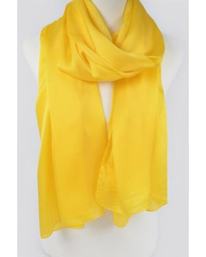 TRUEDAMES Satin Scarf - Yellow