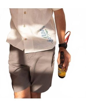 3BIRD Breakout Broken Twill Short - Brown