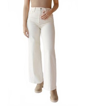 Pistola Lana High Rise Ultra Wide Le Jeans - Natural
