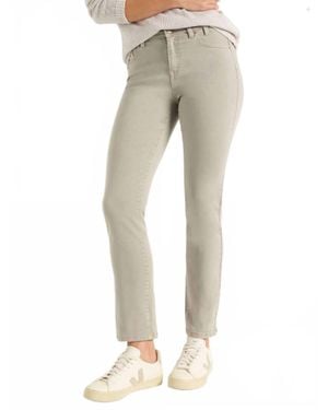 NIC+ZOE Day Trip Straight Jeans - Natural