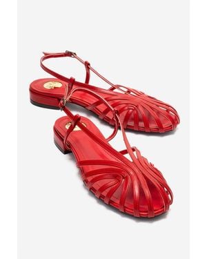 Prologue Shoes Liss Strap Sandal - Red