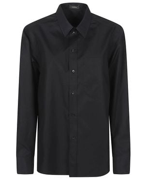 Wardrobe NYC New Oversize Boxy Cotton Shirt - Black