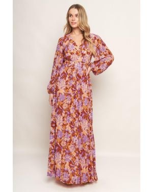 TRUEDAMES Height Of Love Woven Maxi Dress - Red
