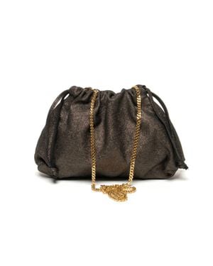 Laggo Mini Lucky Drawstring Clutch Bag - Black