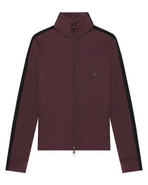 Courreges Bicolor Fitted Tracksuit Jacket - Purple