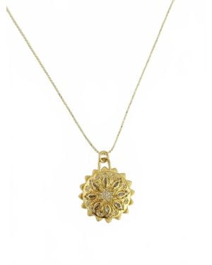 TRAMPS+THIEVES Mandala Necklace - Metallic